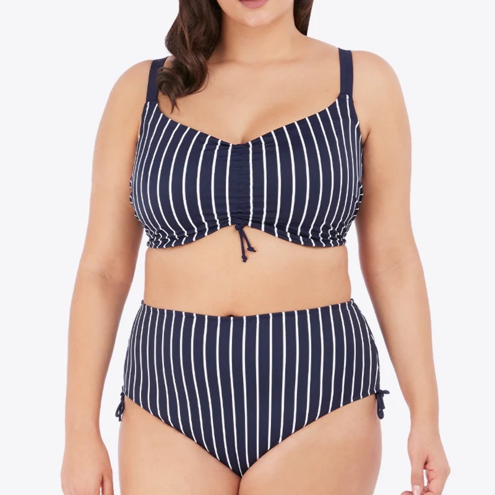 Elomi plain sailing bikini top and bottoms